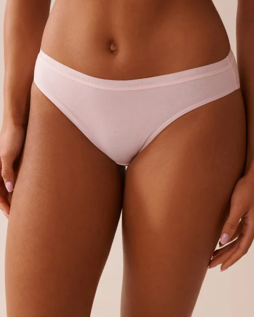 la Vie en Rose Cotton Panties|Bikini>Cotton Bikini Panty Pink