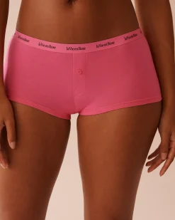 la Vie en Rose Cotton Panties|Boyshort>Cotton Boyleg Panty Pink Passion