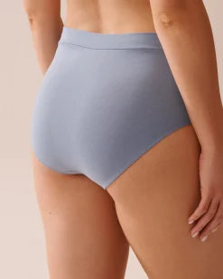 la Vie en Rose Cotton Panties|High Waist>Cotton High Waist Bikini Panty Cloud Blue