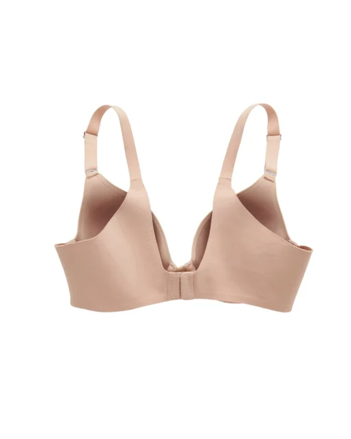 la Vie en Rose T-shirt Bras|Full Coverage>Lightly Lined Sleek Back Bra Latte