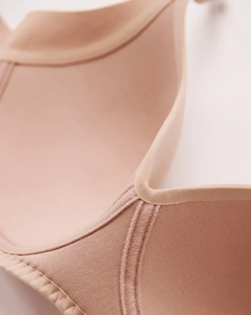 la Vie en Rose T-shirt Bras|Sleek Back>Lightly Lined Wireless Sleek Back Bra Latte