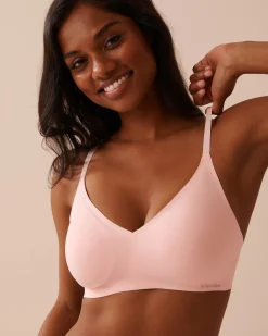 la Vie en Rose Summer Bras|Wireless>Push-up Lounge Bralette Pink