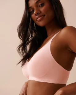 la Vie en Rose Summer Bras|Wireless></noscript>Push-up Lounge Bralette Pink