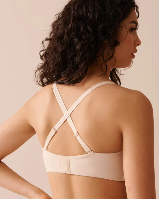 la Vie en Rose Summer Bras|Push-up>Push-up Strapless Demi Bra Champagne