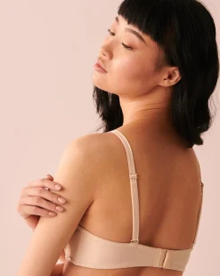 la Vie en Rose Summer Bras|Push-up></noscript>Push-up Strapless Demi Bra Champagne