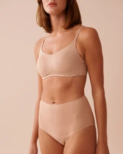 la Vie en Rose Period Panties|High Waist>Regular Absorbency High Waist Bikini Period Panty Hazelnut