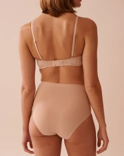 la Vie en Rose Period Panties|High Waist>Regular Absorbency High Waist Bikini Period Panty Hazelnut