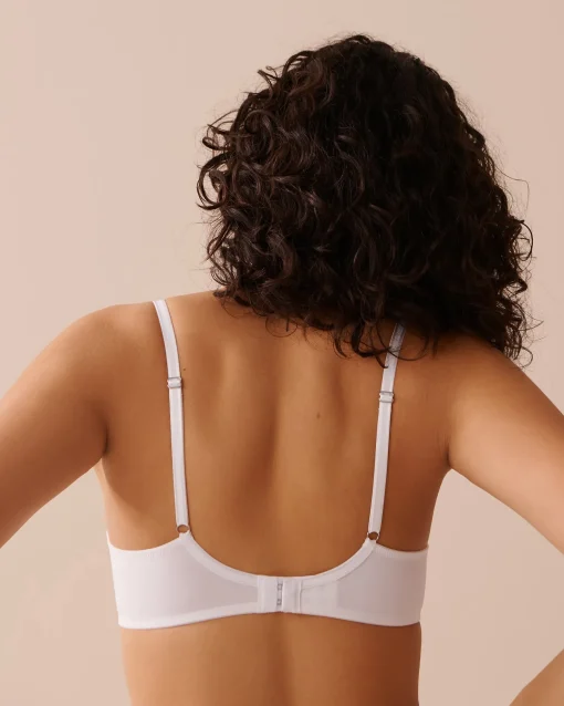 la Vie en Rose Full Coverage|Unlined>Unlined Full Coverage Bra White